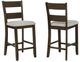Crown Mark Lester 5-Piece Brown/White Counter Dining Set-5
