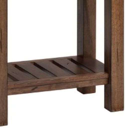 Winners Only® Carmel Brown Chairside Table-2