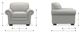 La-Z-Boy® Mackenzie Ivory Leather Chair-2