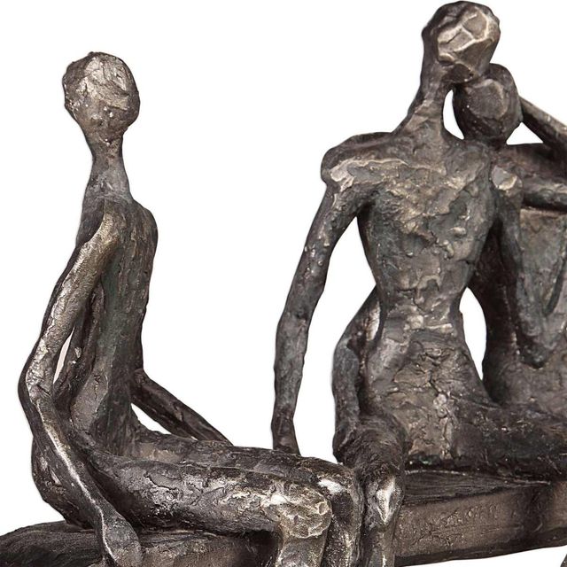 Uttermost Camaraderie Aged Silver Figurine-1