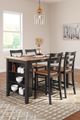 Signature Design by Ashley® Gesthaven 5-Piece Natural/Brown Counter Height Dining Table Set-3