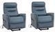 Parker House® Gemini 2-Piece Softy Azure Power Lift Reclining Chair Set-0