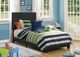 Coaster® Dorian Black Twin Bed-1
