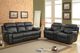 Mazin Furniture Marille Black Double Glider Reclining Loveseat with Center Console-2