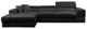 VIG Furniture Divani Casa Pella 2-Piece Black Left-Arm Facing Sofa Sectional and Chaise-0