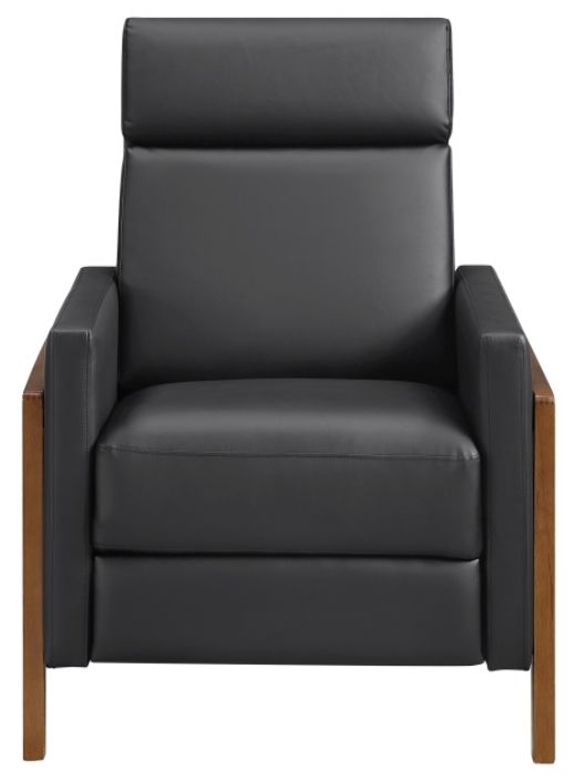 Homelegance® Verve Black Push Back Manual Reclining Chair-2