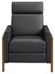 Homelegance® Verve Black Push Back Manual Reclining Chair-2