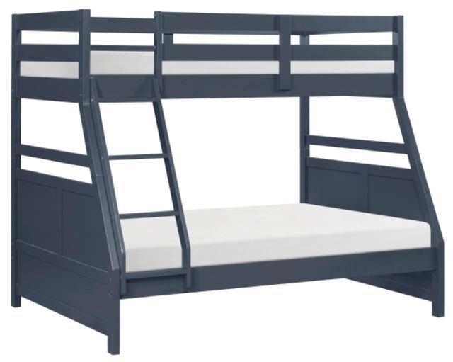 Homelegance® Sloane Navy Blue Twin/Full Bunk Bed-0