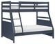 Homelegance® Sloane Navy Blue Twin/Full Bunk Bed-0