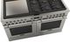 Fulgor Milano® Evoque 400 Series 60" Stainless Steel Pro Style Dual Fuel Hybrid Range with Stainless Steel Trim -3