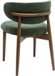 TOV Furniture Zinea Brown/Forest Green Dining Chair-4