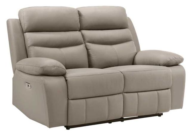 Homelegance® Hancock Latte Power Double Reclining Loveseat-0