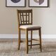 Liberty Furniture Santa Rosa II Antique Honey/Gray Lattice Back 24" Counter Chair-1