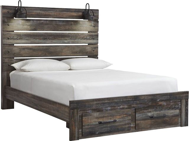 Signature Design by Ashley® Drystan 5-Piece Multi Queen Panel Storage Bed Set-1