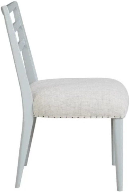 Bernards Citrus Heights Gray/Ocean Dining Side Chair-2