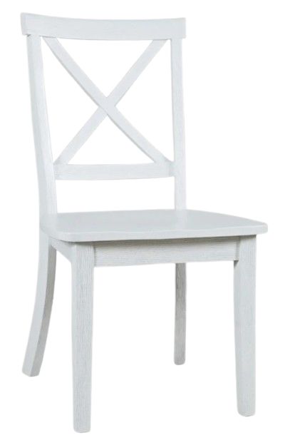 Jofran Inc. Eastern Tides 5-Piece ET Brushed White Dining Set-2