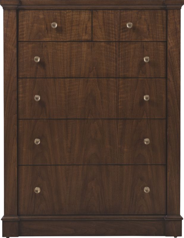 Hooker® Furniture Archives Classic Walnut 6-Drawer Chest-1