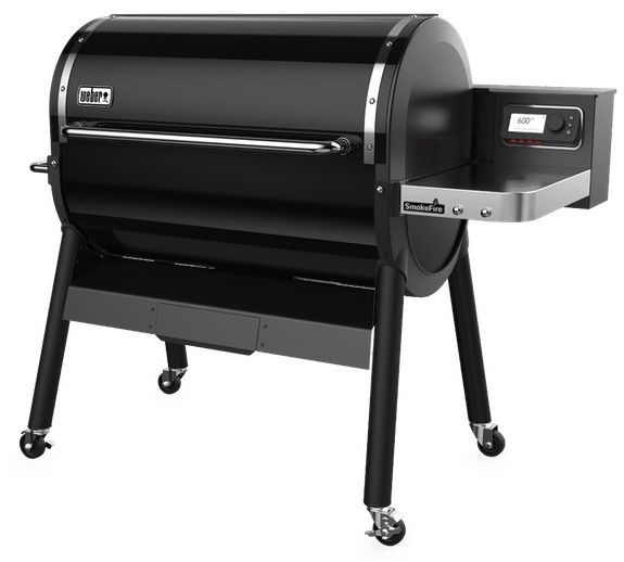 Weber® Smokefire® II EX 6 55” Black Freestanding Wood Pellet Grill-2
