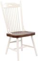TEI Windswept Shores Buttermilk/Cherry Rub-Thru Farmhouse Side Chair-0