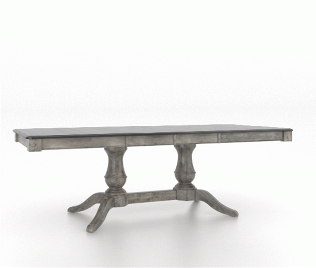 Canadel Customizable Gourmet 96" VS Base Dining Table with Two Removable Leaf's-1