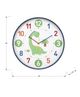 Monarch Specialties Inc. Multi-Colored 18" Wall Clock For Kids with Dinosaur Image-2