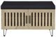 Coaster® Brixton Black/White Oak Entryway Shoe Storage Bench-1
