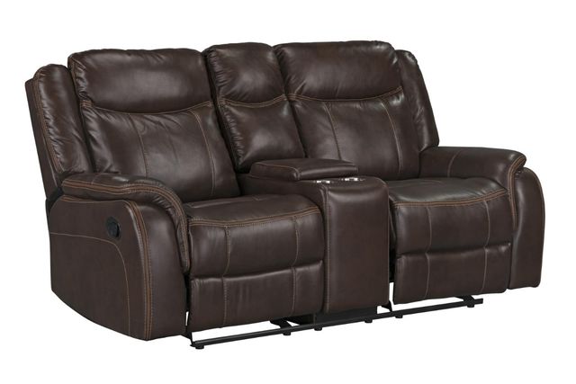 Inspired Home 422 Avalon Chocolate Manual Reclining Loveseat-0