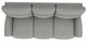 La-Z-Boy® Robin Charcoal Manual Reclining Sofa-4