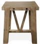 Riverside Furniture Gavin Deep Russet Square Side Table-1