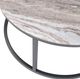 Jofran Inc. Wynn Marble Gray Cocktail Table with Gunmetal Base-4