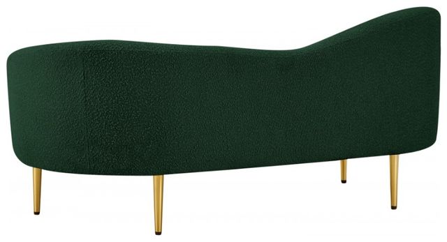 Meridian Furniture Ritz Green Boucle Fabric Loveseat-3