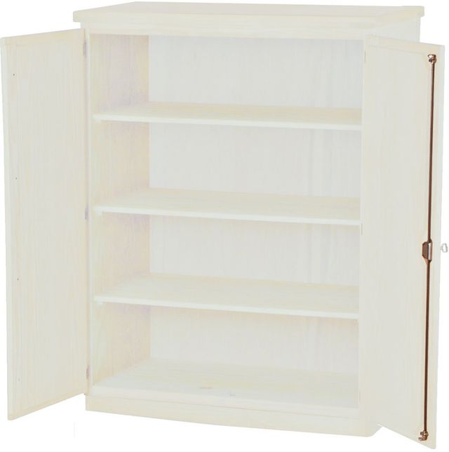 Crate Designs™ Furniture Cloud Lacquer Top Small Shelf Armoire-0