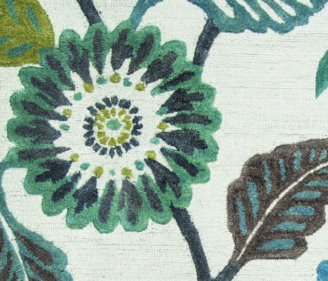 Rizzy Home Eden Harbor Sage/Blue-Teal 2'6" x 8' Runner Rug-3