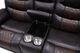 New Classic® Home Furnishings Nikko Brown Dual Manual Reclining Console Loveseat-4
