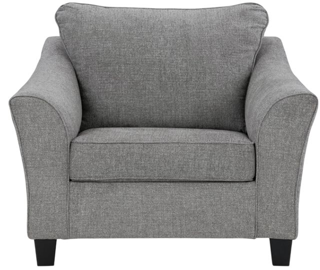 Benchcraft® Mathonia Smoke Chair and a Half-1
