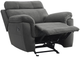 Homelegance® Clifton Gray Manual Glider Recliner-2
