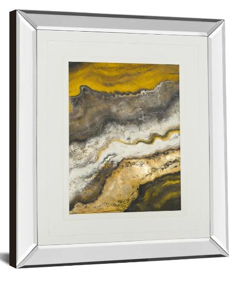 Classy Art Lava Flow Il by Patricia Pinto Mirror Framed Wall Art-1