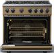 Viking® 7 Series 36" Golden Hour Pro Style Liquid Propane Gas Range-1