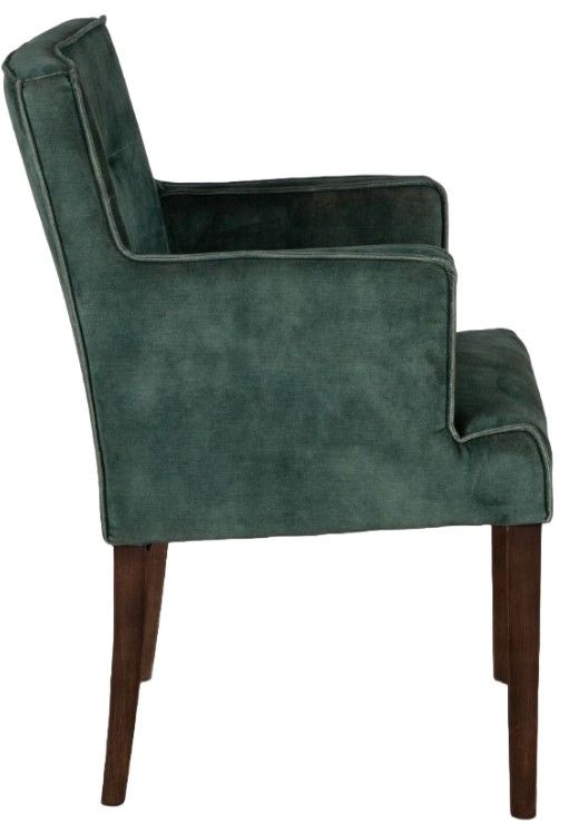 Home Trends & Design Madison Washed Green Arm Chair-1