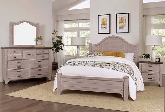 LM Co Home By Vaughan-Bassett Bungalow Home by Ben & Erin Napier Dover Gray/Folkstone 9-Drawer Master Dresser-2