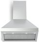 Verona® Designer Series 48" Stainless Steel Wall Mounted Chimney Range Hood-2