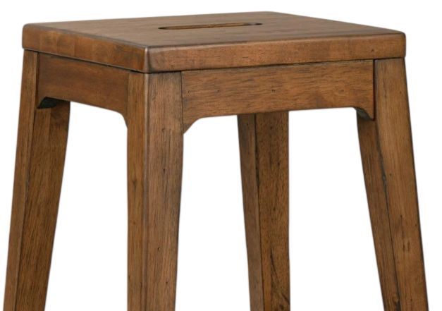 Legacy Classic Lake House Pinecone Counter Height Backless Stool-1