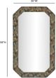 TOV Furniture Charlene Watercolor Print Jewel Wall Mirror-2