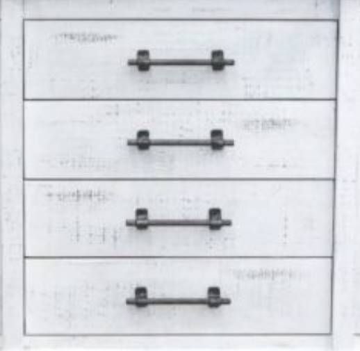 Million Dollar Rustic Greek White Buffet with Iron-1
