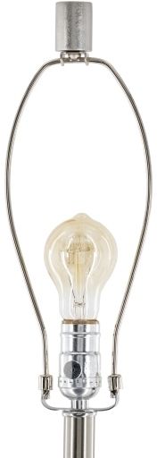 Surya Moonstruck Silver/White Lamp-2