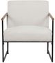 Coaster® Monsen Ivory Upholstered Metal Frame Accent Chair-3