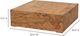 Moe's Home Collection Nash Honey Brown Burl Coffee Table-2