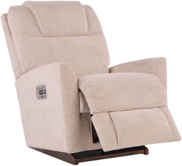 La-Z-Boy® Sparrow Ivory Power Rocking Recliner with Headrest and Lumbar-4