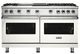 Viking® 5 Series 60'' Pure White Pro Style Gas Range-0