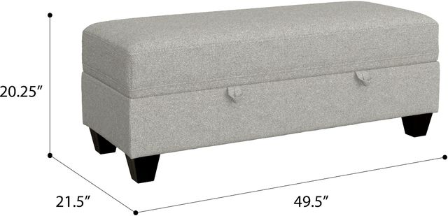 Emerald Home Dawson Gray Storage Ottoman-2
